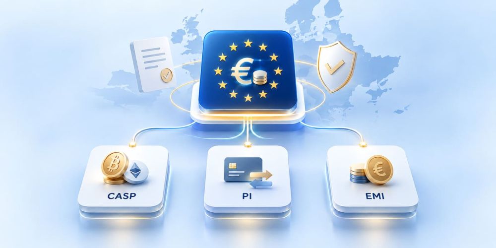 Which Crypto License Do You Need in the EU: CASP, Payment Institution or EMI?